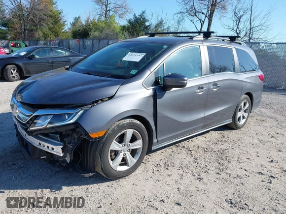 2020 Honda Odyssey EX with VIN 5FNRL6H54LB052660, listed as a IAAI auction lot 42051157 with 51,159 mi miles and . Bid and sale history available at DreamBid. Image 2.
