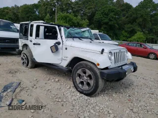 2018 Jeep Wrangler JK Unlimited Sahara with VIN 1C4BJWEG7JL856975, listed as a Copart auction lot 59562484 with 101,419 mi miles and Salvage Title. Bid and sale history available at carsss.com. Image 4.