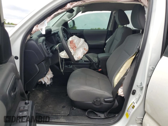 2021 Toyota Tacoma SR with VIN 3TYAX5GN5MT031086, listed as a Copart auction lot 55275375 with 55,279 mi miles and Salvage title. Bid and sale history available at DreamBid. Image 7.