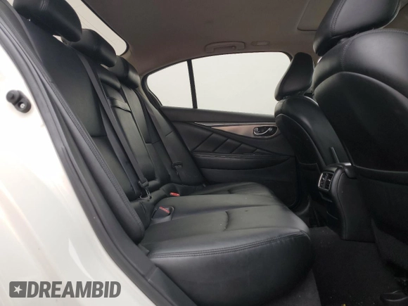 2017 Infiniti Q50 2.0t with VIN JN1CV7ARXHM682249, listed as a Copart auction lot 49639315 with 71,362 mi miles and Salvage Title. Bid and sale history available at carsss.com. Image 10.