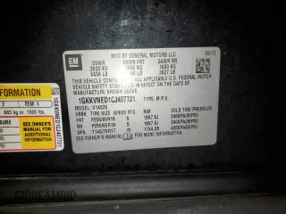 2012 GMC Acadia SL с VIN 1GKKVNED1CJ407721, выставлен на аукционе Copart как лот 86691414 с пробегом 116 259 миль миль и Списание • Salvage title. История ставок и продаж доступна на DreamBid. Изображение 15.