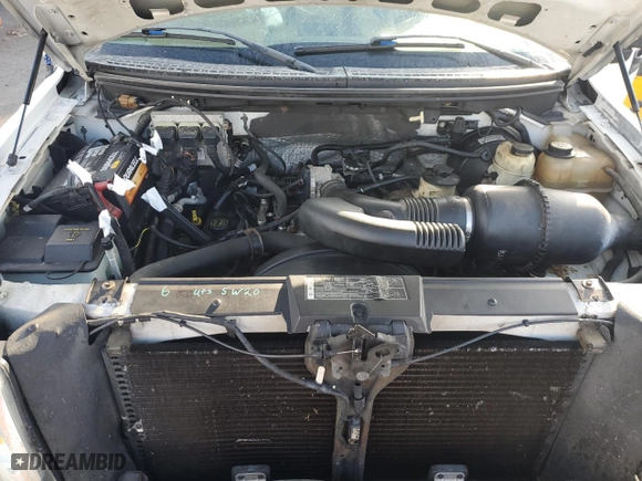 2008 Ford F-150 XL with VIN 1FTRF12WX8KD35022, listed as a Copart auction lot 50843605 with 0 mi miles and Salvage Title. Bid and sale history available at carsss.com. Image 12.
