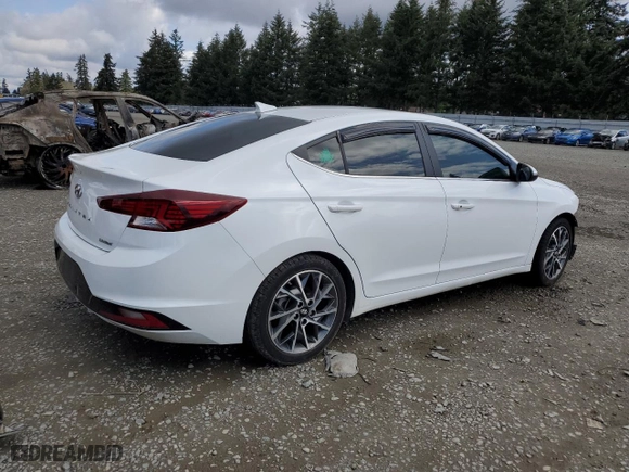 2020 Hyundai Elantra SEL with VIN 5NPD84LF4LH630127, listed as a Copart auction lot 50856955 with 29,966 mi miles and Salvage Title. Bid and sale history available at carsss.com. Image 3.