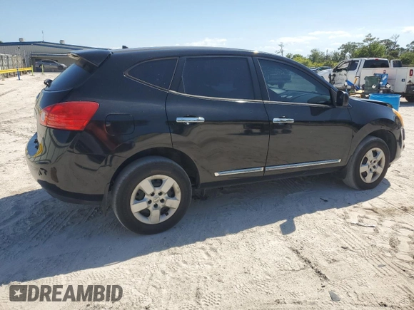 2013 Nissan Rogue S with VIN JN8AS5MT9DW022313, listed as a Copart auction lot 53210925 with 160,211 mi miles and Salvage Title. Bid and sale history available at carsss.com. Image 3.