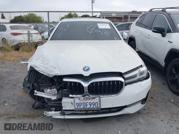 2023 BMW 5 Series 530e with VIN WBA13AG02PCN16602, listed as a IAAI auction lot 42394701 with Not provided miles and . Bid and sale history available at DreamBid. Image 13.