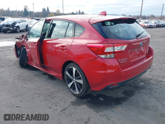 2017 Subaru Impreza Special Sports z VIN 4S3GTAM69H3738965, wystawiony jako IAAI lot #40927994 z przebiegiem 69 531 mil mil oraz . Historia ofert i sprzedaży dostępna na DreamBid. Obrazek 3.