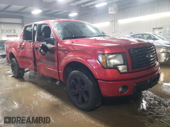 2012 Ford F-150 XL with VIN 1FTFW1ET6CFC17667, listed as a Copart auction lot 46125785 with 170,250 mi miles and Salvage title. Bid and sale history available at DreamBid. Image 4.