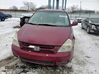 2009 Kia Sedona LX with VIN KNDMB233396271268, listed as a Copart auction lot 45562985 with 263,296 mi miles and Salvage Title. Bid and sale history available at carsss.com. Image 12.