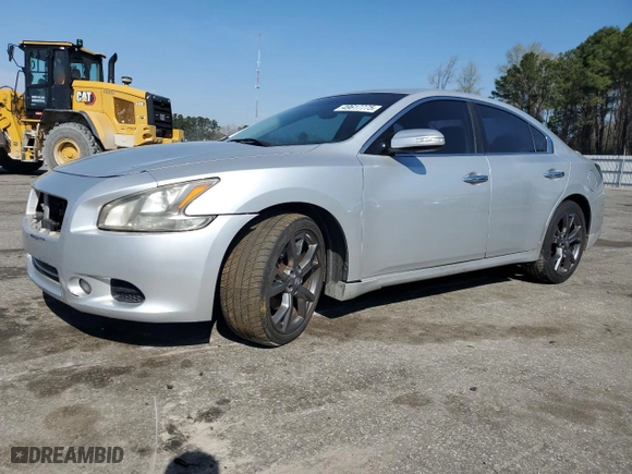 2013 Nissan Maxima 3.5 SV w/Sport Pkg with VIN 1N4AA5AP1DC835531, listed as a Copart auction lot 49617775 with 183,567 mi miles and Salvage Title. Bid and sale history available at carsss.com. Image 1.