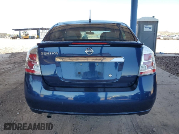 2012 Nissan Sentra S with VIN 3N1AB6AP6CL692921, listed as a Copart auction lot 61547675 with 126,118 mi miles and Salvage title. Bid and sale history available at DreamBid. Image 6.