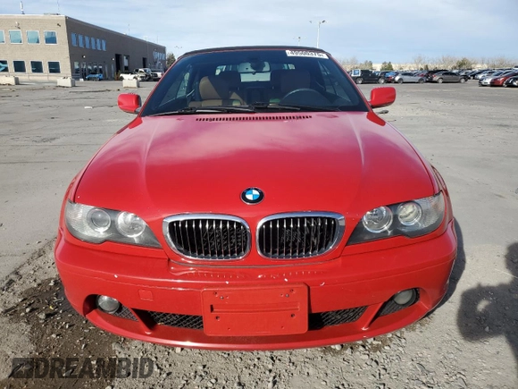 2005 BMW 3 Series 325Ci with VIN WBABW33455PX83299, listed as a Copart auction lot 49500375 with 90,521 mi miles and Salvage Title. Bid and sale history available at carsss.com. Image 5.