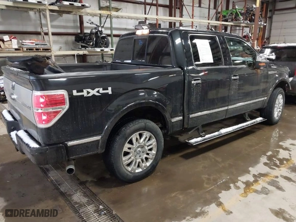 2013 Ford F-150 XL with VIN 1FTFW1EF3DFB89855, listed as a IAAI auction lot 41296360 with 163,135 mi miles. Bid and sale history available at carsss.com. Image 4.