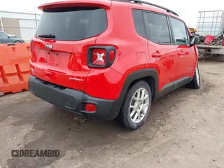 2020 Jeep Renegade Sport with VIN ZACNJAABXLPL52877, listed as a IAAI auction lot 41900699 with 75,505 mi miles and . Bid and sale history available at DreamBid. Image 4.