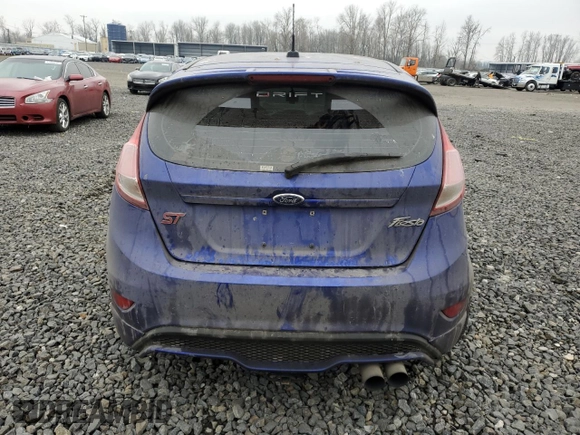 2015 Ford Fiesta ST with VIN 3FADP4GX8FM124018, listed as a Copart auction lot 43229785 with 85,972 mi miles and Salvage Title. Bid and sale history available at carsss.com. Image 6.