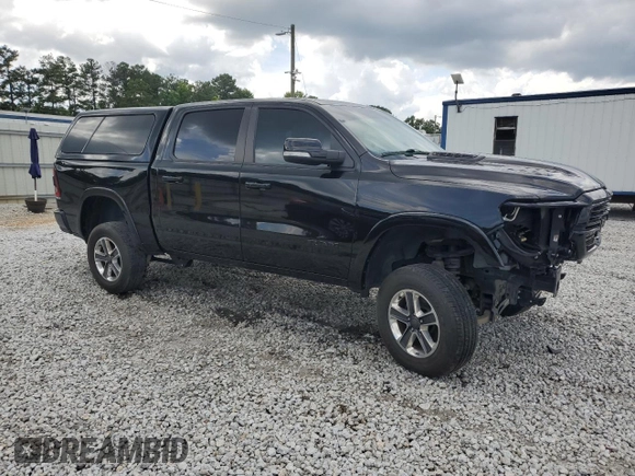 2019 Ram 1500 Laramie with VIN 1C6SRFJT9KN772570, listed as a Copart auction lot 60721145 with 82,599 mi miles and Salvage title. Bid and sale history available at DreamBid. Image 4.