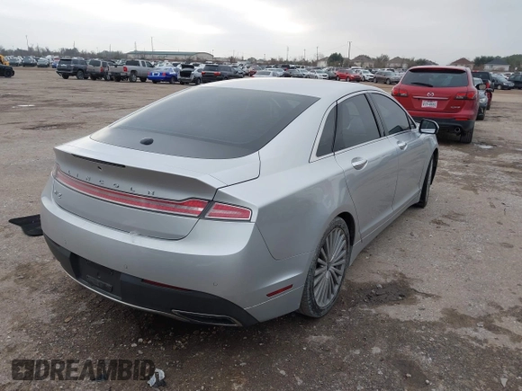 2017 Lincoln MKZ Select with VIN 3LN6L5CC9HR636797, listed as a IAAI auction lot 41453457 with 89,367 mi miles. Bid and sale history available at carsss.com. Image 4.