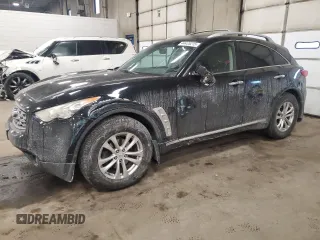 2010 Infiniti FX35 with VIN JN8AS1MU4AM802986, listed as a Copart auction lot 44435215 with 152,642 mi miles and Salvage Title. Bid and sale history available at carsss.com. Image 1.