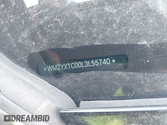 2020 MINI Countryman Cooper S with VIN WMZYX1C00L3L55740, listed as a IAAI auction lot 42106897 with 92,609 mi miles and . Bid and sale history available at DreamBid. Image 17.