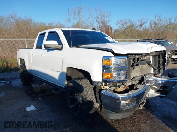2015 Chevrolet Silverado 1500 LT with VIN 1GCVKREC7FZ392146, listed as a IAAI auction lot 41785412 with 134,945 mi miles. Bid and sale history available at carsss.com. Image 1.
