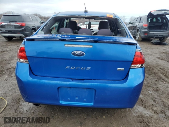 2011 Ford Focus SES with VIN 1FAHP3GN9BW130818, listed as a Copart auction lot 47552845 with 102,442 mi miles and Salvage Title. Bid and sale history available at carsss.com. Image 6.