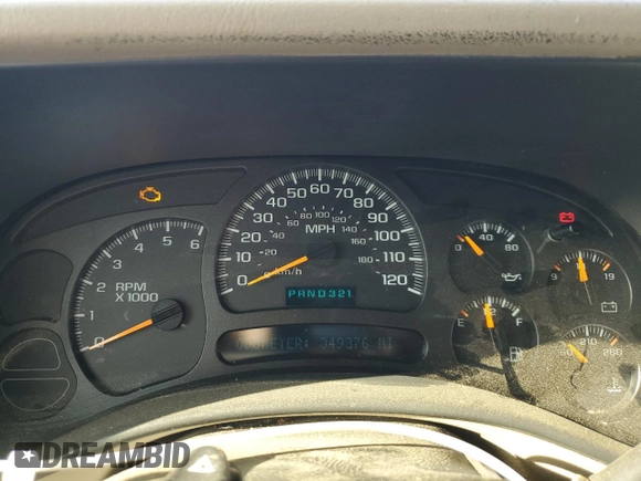 2004 Chevrolet Silverado 1500 LS with VIN 1GCEC19V24Z343122, listed as a Copart auction lot 50410745 with 349,376 mi miles and Salvage Title. Bid and sale history available at DreamBid. Image 9.