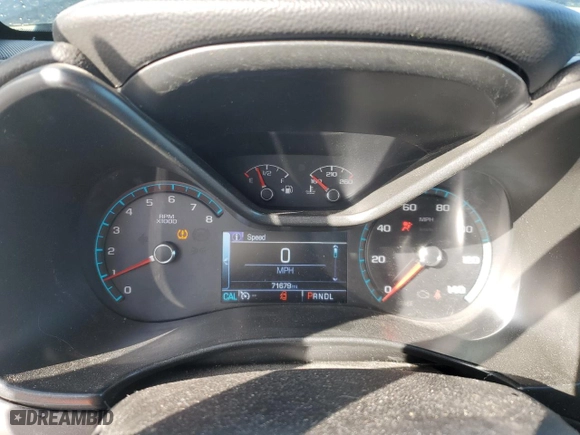 2018 Chevrolet Colorado 4WD LT with VIN 1GCGTCEN0J1316411, listed as a Copart auction lot 47501785 with 71,679 mi miles and Salvage Title. Bid and sale history available at carsss.com. Image 9.