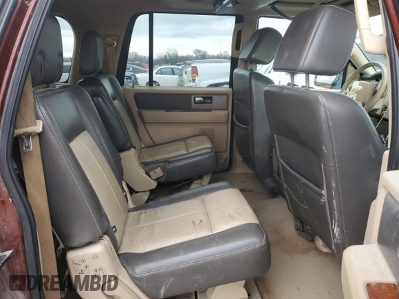 2007 Ford Expedition Max Eddie Bauer with VIN 1FMFK18587LA08345, listed as a Copart auction lot 84969934 with 185,177 mi miles and Salvage Title. Bid and sale history available at DreamBid. Image 11.