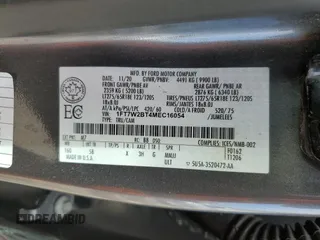 2021 Ford F-250 XL с VIN 1FT7W2BT4MEC16054, выставлен на аукционе Copart как лот 45303325 с пробегом 189 646 миль миль и Списание • Salvage title. История ставок и продаж доступна на DreamBid. Изображение 14.