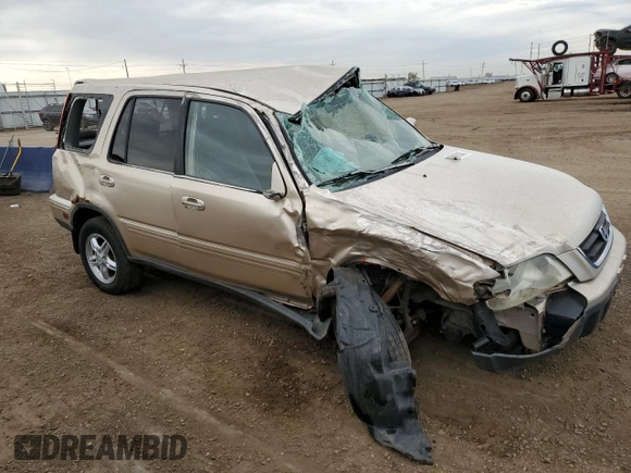 2000 Honda CR-V SE with VIN JHLRD1875YS023974, listed as a Copart auction lot 52357245 with 169,736 mi miles and Salvage Title. Bid and sale history available at carsss.com. Image 4.