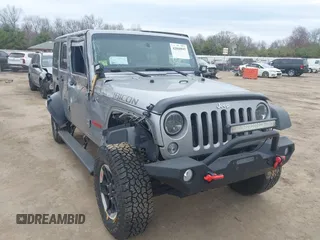 2015 Jeep Wrangler Unlimited Rubicon with VIN 1C4BJWFG1FL546018, listed as a IAAI auction lot 42060045 with 107,249 mi miles and . Bid and sale history available at DreamBid. Image 1.