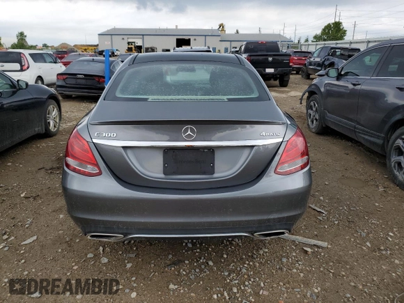 2018 Mercedes-Benz C 300 z VIN WDDWF4KB7JR350226, wystawiony jako Copart lot #61733245 z przebiegiem 74 870 mil mil oraz Szkoda całkowita • Salvage title. Historia ofert i sprzedaży dostępna na DreamBid. Obrazek 6.
