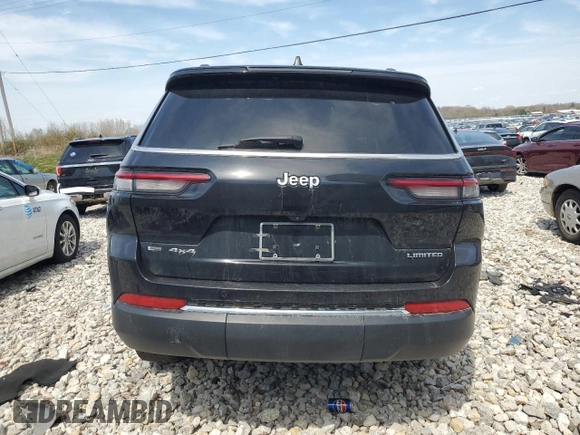 2021 Jeep Grand Cherokee Limited with VIN 1C4RJKBG6M8163320, listed as a Copart auction lot 54274935 with Not Provided miles and Clean Title. Bid and sale history available at DreamBid. Image 6.