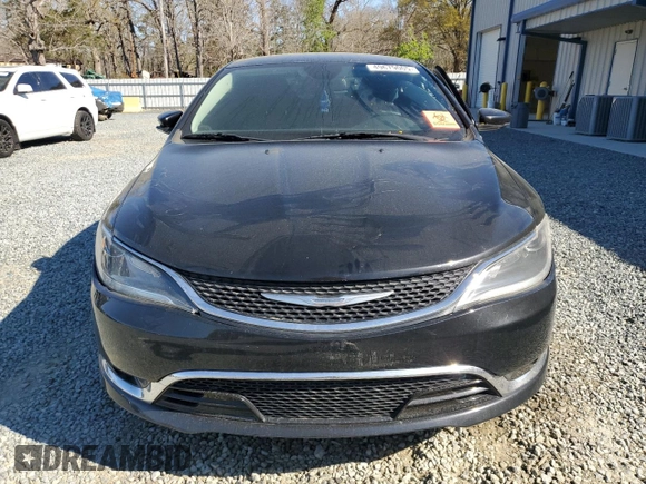 2015 Chrysler 200 C with VIN 1C3CCCCB3FN710772, listed as a Copart auction lot 49679005 with 209,051 mi miles and Salvage Title. Bid and sale history available at carsss.com. Image 5.
