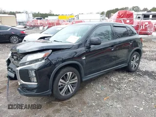 2020 Mitsubishi Outlander Sport ES 2.0 with VIN JA4AR3AU9LU004505, listed as a IAAI auction lot 41412103 with 69,606 mi miles. Bid and sale history available at carsss.com. Image 17.