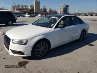 2013 Audi A4 Premium Plus with VIN WAUEFAFLXDA129856, listed as a Copart auction lot 48728065 with 180,735 mi miles and Salvage Title. Bid and sale history available at carsss.com. Image 1.