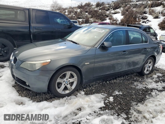 2006 BMW 5 Series 530xi with VIN WBANF73526CG66448, listed as a Copart auction lot 44556285 with 147,438 mi miles and Salvage Title. Bid and sale history available at DreamBid. Image 1.