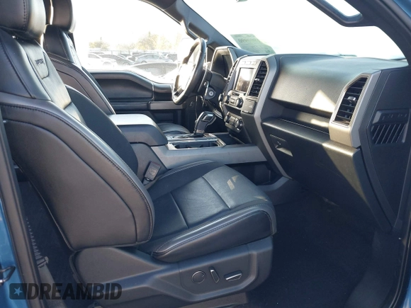 2020 Ford F-150 Raptor with VIN 1FTFW1RG6LFA91517, listed as a IAAI auction lot 41800990 with 112,535 mi miles and . Bid and sale history available at carsss.com. Image 5.