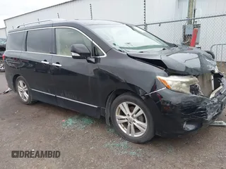2012 Nissan Quest LE z VIN JN8AE2KPXC9049920, wystawiony jako IAAI lot #41187106 z przebiegiem 147 612 mil mil oraz . Historia ofert i sprzedaży dostępna na DreamBid. Obrazek 1.