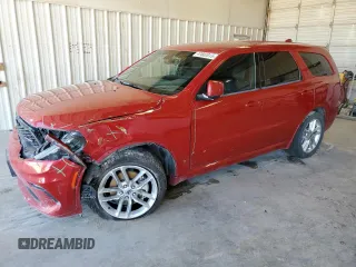 2021 Dodge Durango GT Plus with VIN 1C4RDHDGXMC715762, listed as a Copart auction lot 47802015 with 72,628 mi miles and Salvage Title. Bid and sale history available at DreamBid. Image 1.