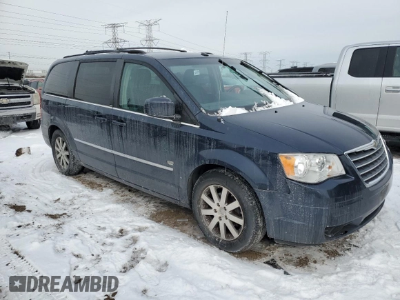 2009 Chrysler Town & Country Touring with VIN 2A8HR54X79R645544, listed as a Copart auction lot 44795395 with 132,044 mi miles and Salvage Title. Bid and sale history available at DreamBid. Image 4.