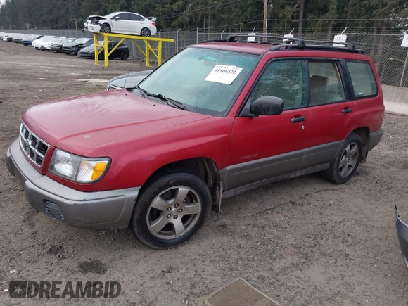1998 Subaru Forester S with VIN JF1SF655XWH783942, listed as a IAAI auction lot 41466532 with 388,888 mi miles. Bid and sale history available at carsss.com. Image 17.