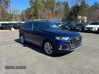 2021 Audi Q7 Premium with VIN WA1AXAF70MD025287, listed as a Copart auction lot 59905225 with 106,504 mi miles and Clean title. Bid and sale history available at DreamBid. Image 2.