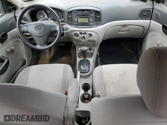 2009 Hyundai Accent Auto GLS with VIN KMHCN46C29U312569, listed as a Copart auction lot 51481165 with 173,998 mi miles and Salvage Title. Bid and sale history available at carsss.com. Image 8.