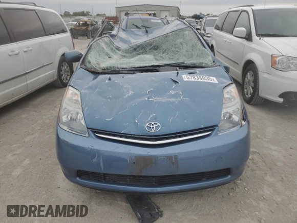 2007 Toyota Prius z VIN JTDKB20U977690141, wystawiony jako Copart lot #57838035 z przebiegiem Nie podano mil oraz Szkoda całkowita • Salvage title. Historia ofert i sprzedaży dostępna na DreamBid. Obrazek 5.