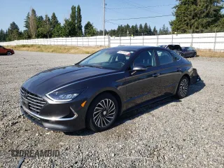2020 Hyundai Sonata Hybrid Ultimate with VIN KMHL34JJ0LA011996, listed as a Copart auction lot 56727873 with 19,475 mi miles. Bid and sale history available at carsss.com. Image 1.