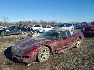 2003 Chevrolet Corvette with VIN 1G1YY32G935126770, listed as a Copart auction lot 80936684 with 34,171 mi miles and Salvage Title. Bid and sale history available at carsss.com. Image 1.