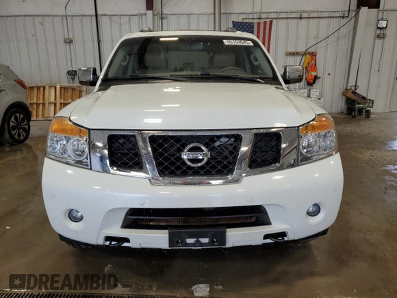 2014 Nissan Armada SV z VIN 5N1AA0NC6EN601343, wystawiony jako Copart lot #55153645 z przebiegiem 116 152 mil mil oraz Czysty tytuł • Clean title. Historia ofert i sprzedaży dostępna na DreamBid. Obrazek 5.