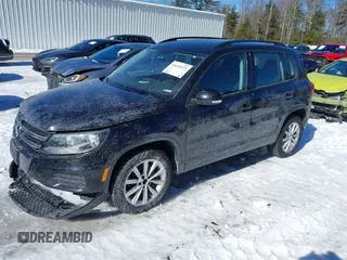 2017 Volkswagen Tiguan S with VIN WVGBV7AX7HK049500, listed as a IAAI auction lot 41632573 with 83,362 mi miles and . Bid and sale history available at DreamBid. Image 2.