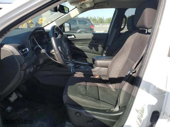 2022 Dodge Durango SXT with VIN 1C4RDHAG9NC158882, listed as a Copart auction lot 75905614 with 52,636 mi miles and Salvage Title. Bid and sale history available at carsss.com. Image 7.