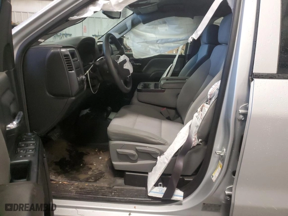 2017 Chevrolet Silverado 1500 Custom with VIN 1GCVKPEC1HZ139010, listed as a Copart auction lot 45096555 with 96,628 mi miles and Salvage Title. Bid and sale history available at carsss.com. Image 7.